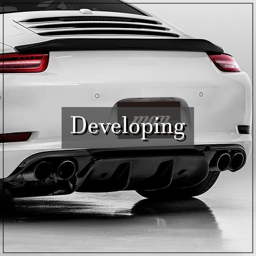 PORSCHE 991 Carrera 4S - Carbon Rear Under Diffuser / ポルシェ 991型 カレラ4S - カーボンリアアンダーディフューザー